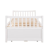 Twin Size Daybed With Trundle And Drawers - R&R Furniture Gallery (Fountain Valley, CA)