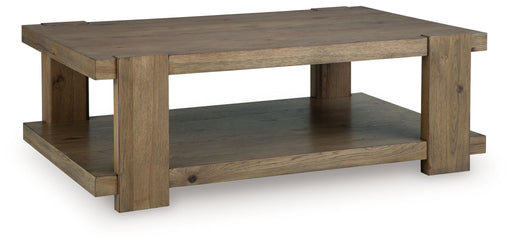 Flangren - Rectangular Cocktail Table - Light Brown - R&R Furniture Gallery (Fountain Valley, CA)