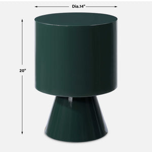Denison - Accent Table - Dark Green