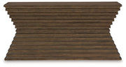 Hannodream - Sofa Table - Warm Brown - R&R Furniture Gallery (Fountain Valley, CA)