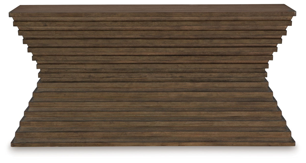 Hannodream - Sofa Table - Warm Brown - R&R Furniture Gallery (Fountain Valley, CA)