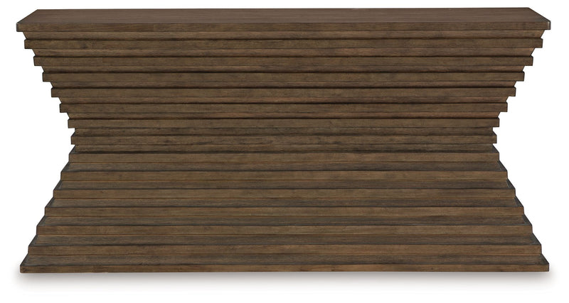 Hannodream - Sofa Table - Warm Brown - R&R Furniture Gallery (Fountain Valley, CA)