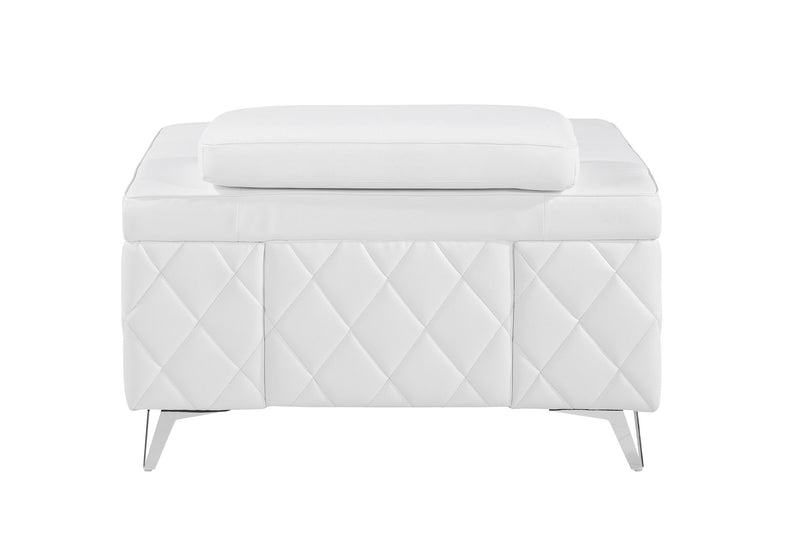 1140 - Top Grain Italian Leather Living Room Set - Black - R&R Furniture Gallery (Fountain Valley, CA)