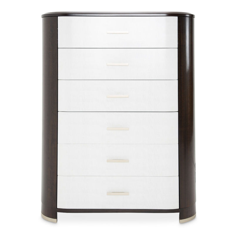 Paris Chic - 6-Drawer Chest - Espresso Brown - R&R Furniture Gallery (Fountain Valley, CA)
