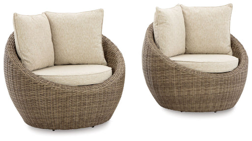 Danson - Swivel Lounge With Cushion - R&R Furniture Gallery (Fountain Valley, CA)