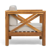 Brava - Mid - Century Modern Club Chair With Water Resistant Cushions - R&R Furniture Gallery (Fountain Valley, CA)