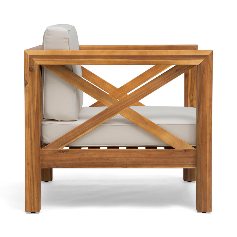 Brava - Mid - Century Modern Club Chair With Water Resistant Cushions - R&R Furniture Gallery (Fountain Valley, CA)