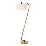 Irwin - Floor Lamp - Curved Brass