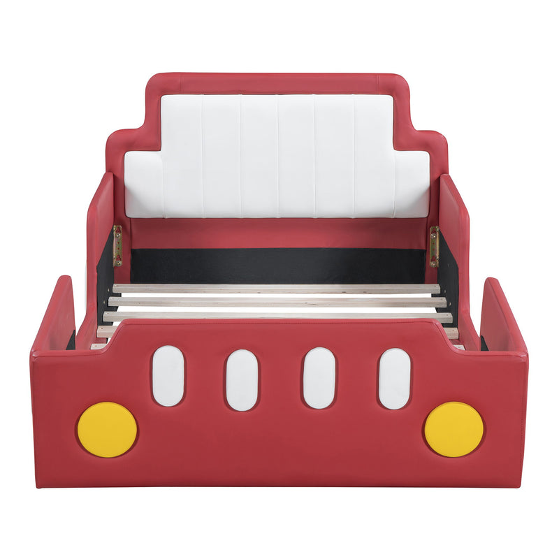 Race Car Shaped Platform Bed With Wheels - R&R Furniture Gallery (Fountain Valley, CA)