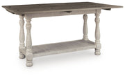 Havalance - Flip Top Sofa Table - Gray / White - R&R Furniture Gallery (Fountain Valley, CA)