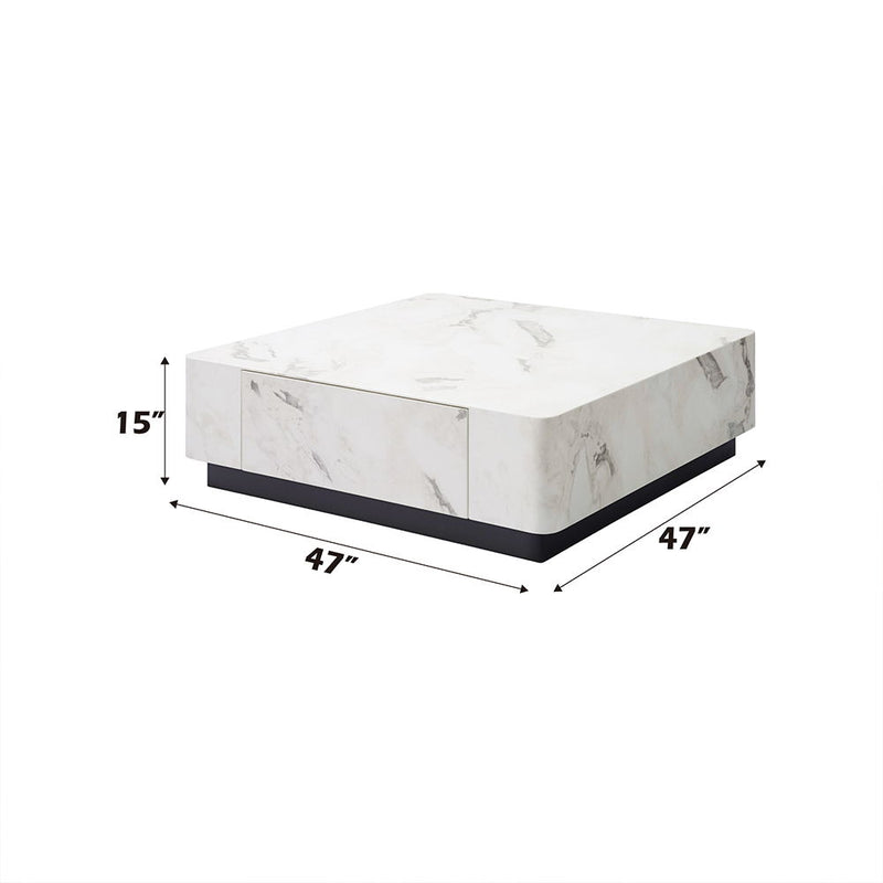 Fritzy - Coffee Table - Engineered Stone - R&R Furniture Gallery (Fountain Valley, CA)
