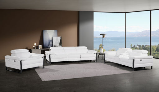 1246 - Modular Power Dual Reclining Sofa, Console Loveseat, And Chair Set With Power Headrests - R&R Furniture Gallery (Fountain Valley, CA)