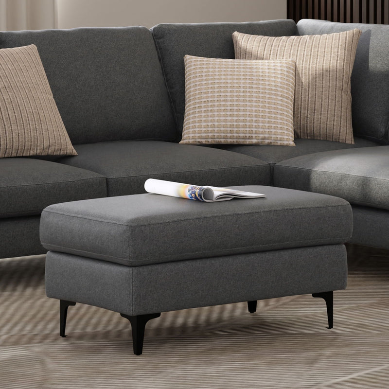 Ava - Versatile Mid Century Ottoman - R&R Furniture Gallery (Fountain Valley, CA)