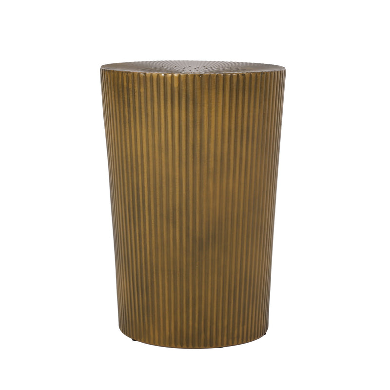 Langseth - Iron Sunburst Side Table Modern Design - R&R Furniture Gallery (Fountain Valley, CA)