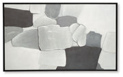 Adilson - Wall Art - White / Gray / Black - R&R Furniture Gallery (Fountain Valley, CA)