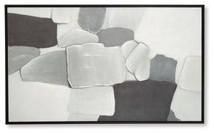 Adilson - Wall Art - White / Gray / Black - R&R Furniture Gallery (Fountain Valley, CA)