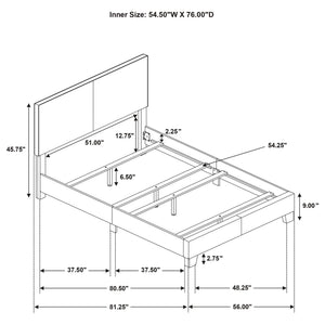 Efram - Panel Bed