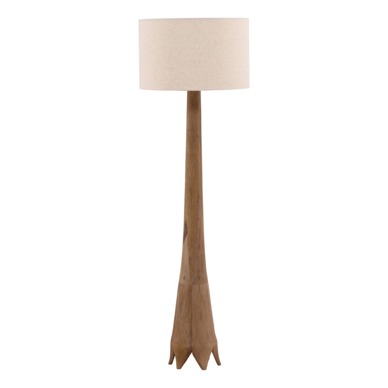 Brita - Floor Lamp - Light Brown And Beige