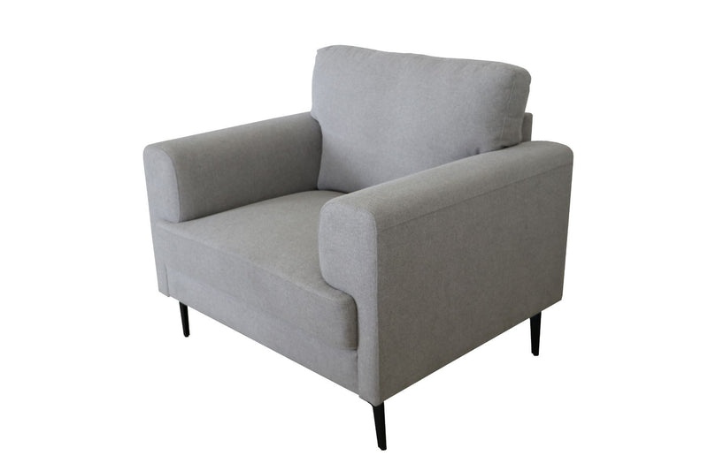 Kyrene - Chair - Light Gray Linen - R&R Furniture Gallery (Fountain Valley, CA)