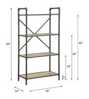 Itzel - Bookshelf - R&R Furniture Gallery (Fountain Valley, CA)