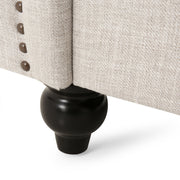 Nexuson - Upholstered Chesterfield Chair With Deep Tufted And Nailhead Trim - R&R Furniture Gallery (Fountain Valley, CA)