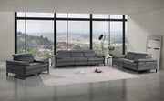 1246 - Modular Power Triple Reclining Sofa, Loveseat, And Chair Set With Power Headrests - R&R Furniture Gallery (Fountain Valley, CA)