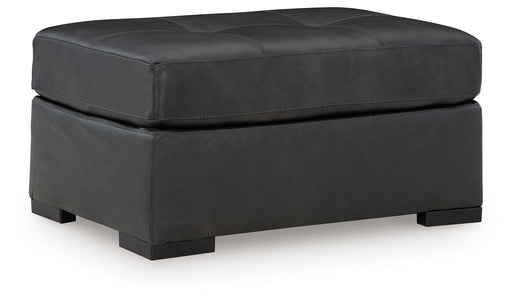 Brindley Pier - Oversized Accent Ottoman - Fog - R&R Furniture Gallery (Fountain Valley, CA)