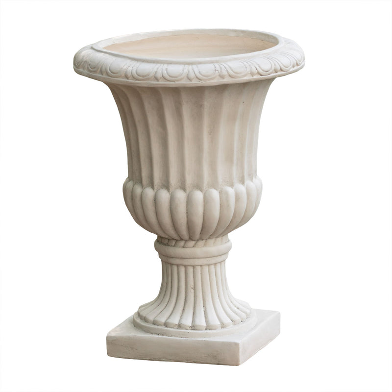 Classic Italian Urn Planter - Antique White - R&R Furniture Gallery (Fountain Valley, CA)