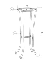 Accent Side Table, Plant Stand, Round, Contemporary & Modern - Black - R&R Furniture Gallery (Fountain Valley, CA)