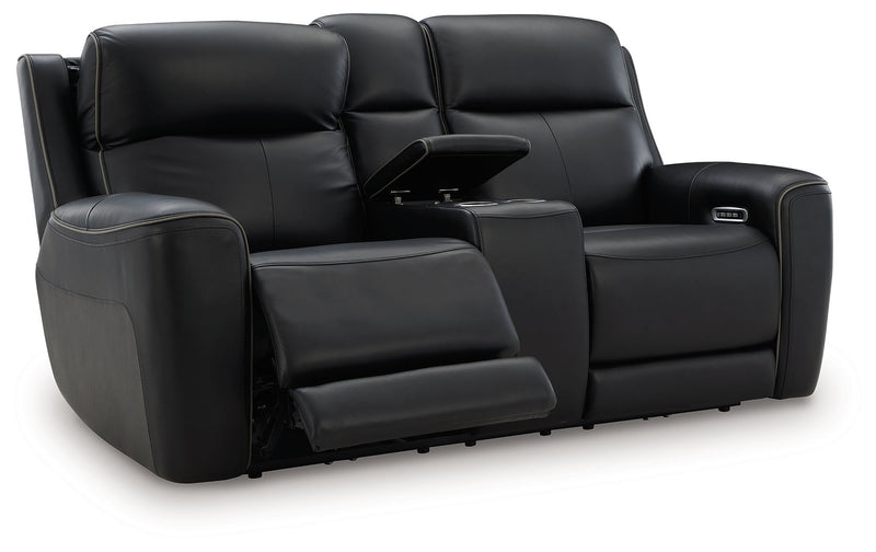 5Z-Comfort - Relaxation - Power Reclining Loveseat with Console / Adj Headrest - R&R Furniture Gallery (Fountain Valley, CA)
