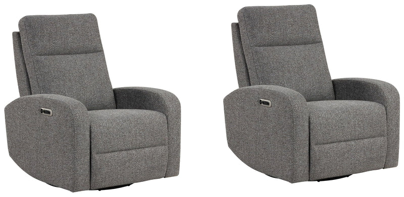 Thriller - Power Swivel Glider Recliner (Set of 2) - R&R Furniture Gallery (Fountain Valley, CA)