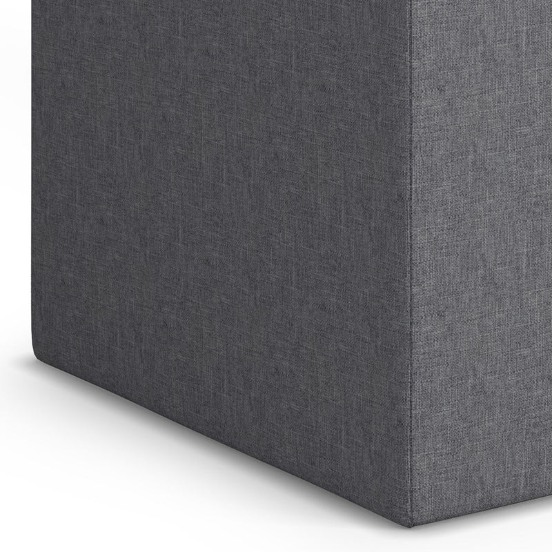 Rockwood - Upholstered Cube Storage Ottoman With Tray - R&R Furniture Gallery (Fountain Valley, CA)