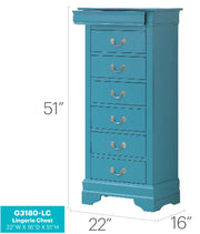 Traditional Style Lingerie Storage Chest - R&R Furniture Gallery (Fountain Valley, CA)