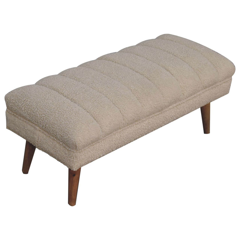 Puffer Bench - Beige - R&R Furniture Gallery (Fountain Valley, CA)