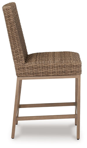 Walton Bridge - Barstool (Set of 2) - Driftwood - R&R Furniture Gallery (Fountain Valley, CA)