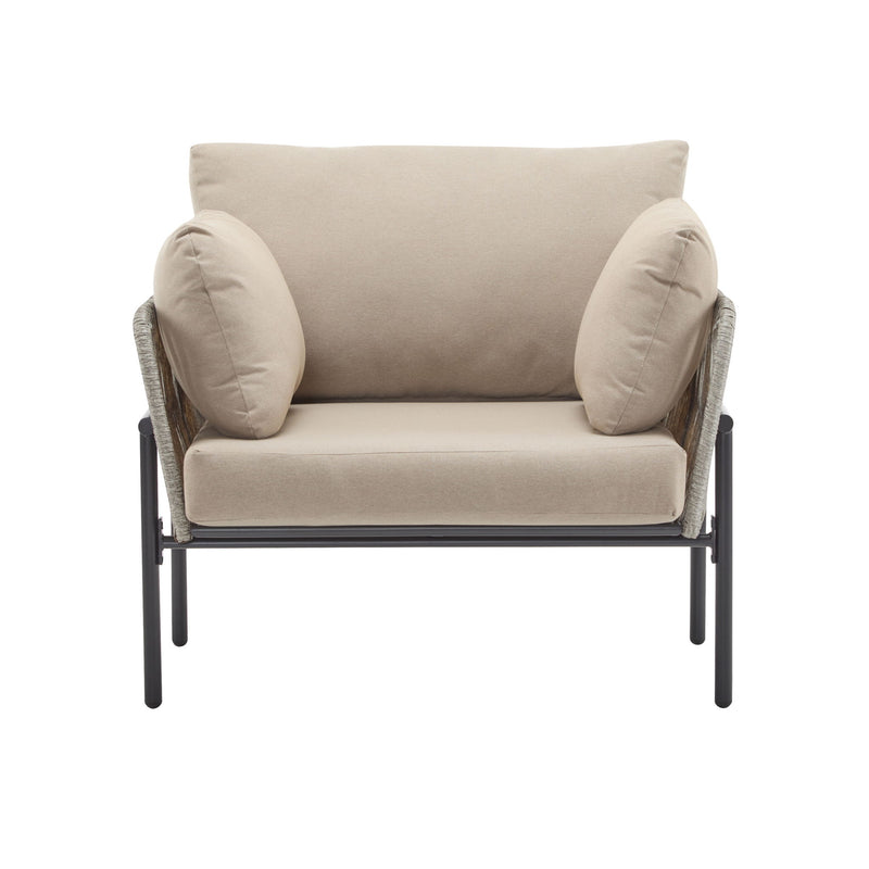 Rope Lounge Chair With Cushions For Modern Spaces - R&R Furniture Gallery (Fountain Valley, CA)
