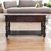 Turned Legs Drawer Table - R&R Furniture Gallery (Fountain Valley, CA)