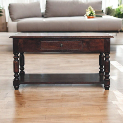 Turned Legs Drawer Table - R&R Furniture Gallery (Fountain Valley, CA)