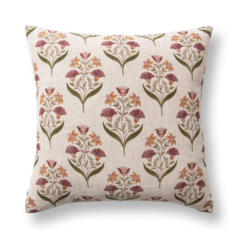 Transcendence - 22" x 22" Bluffs Pillow - Olive Green / Multi - R&R Furniture Gallery (Fountain Valley, CA)