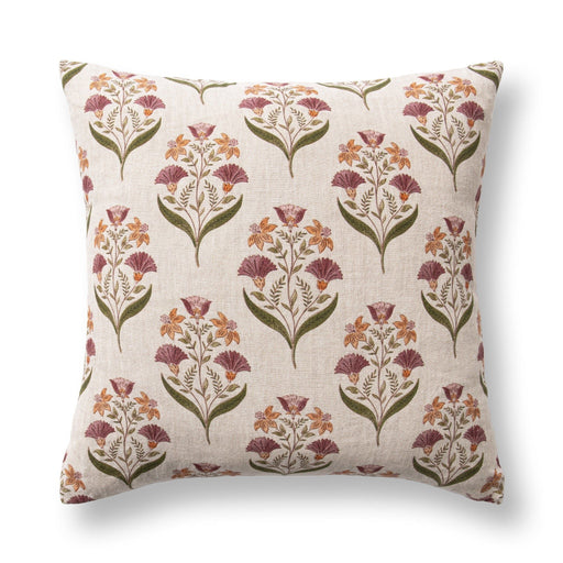 Transcendence - 22" x 22" Bluffs Pillow - Olive Green / Multi - R&R Furniture Gallery (Fountain Valley, CA)