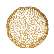 Modern Glam Mesh Coffee Table With Accents And - Gold - R&R Furniture Gallery (Fountain Valley, CA)