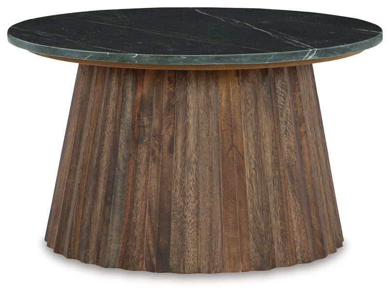 Ceilby - Accent Cocktail Table - Black / Brown - R&R Furniture Gallery (Fountain Valley, CA)