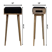Tray Style Footstool - Black - R&R Furniture Gallery (Fountain Valley, CA)