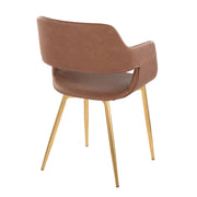 Set of 2 Lumi Source Margarite contemporary dining chairs featuring sleek design and versatile style for modern dining spaces.