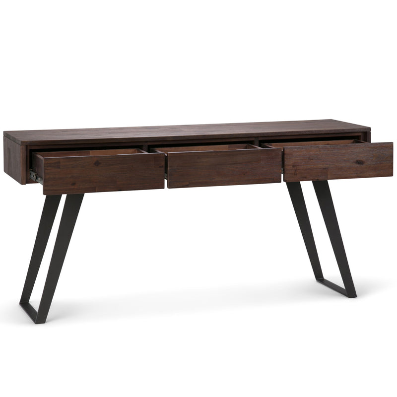 Lowry - Handcrafted Console Sofa Table - R&R Furniture Gallery (Fountain Valley, CA)