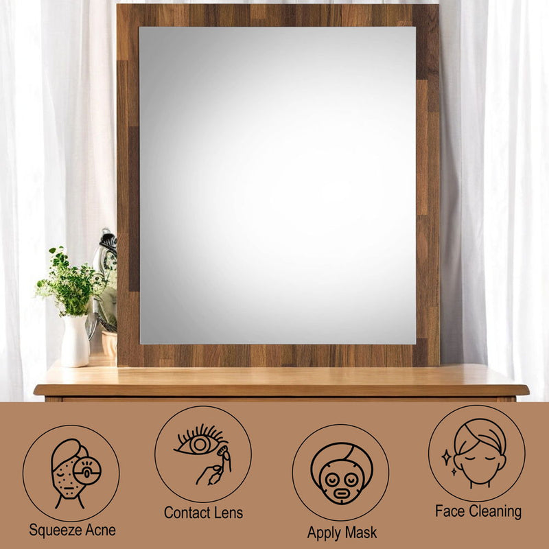 Hestia - Mirror - Walnut - R&R Furniture Gallery (Fountain Valley, CA)