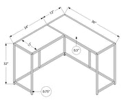 Corner Accent Console Table For Entryway, Unique L-Shaped Design - R&R Furniture Gallery (Fountain Valley, CA)