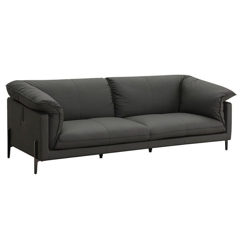 Tadi - Loveseat - Black Top Grain Leather - R&R Furniture Gallery (Fountain Valley, CA)