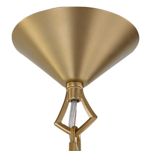 Gathering - 8 Light Chandelier - Brass