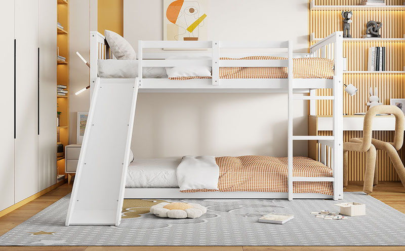 Bunk Bed With Convertible Ladder And Slide - R&R Furniture Gallery (Fountain Valley, CA)
